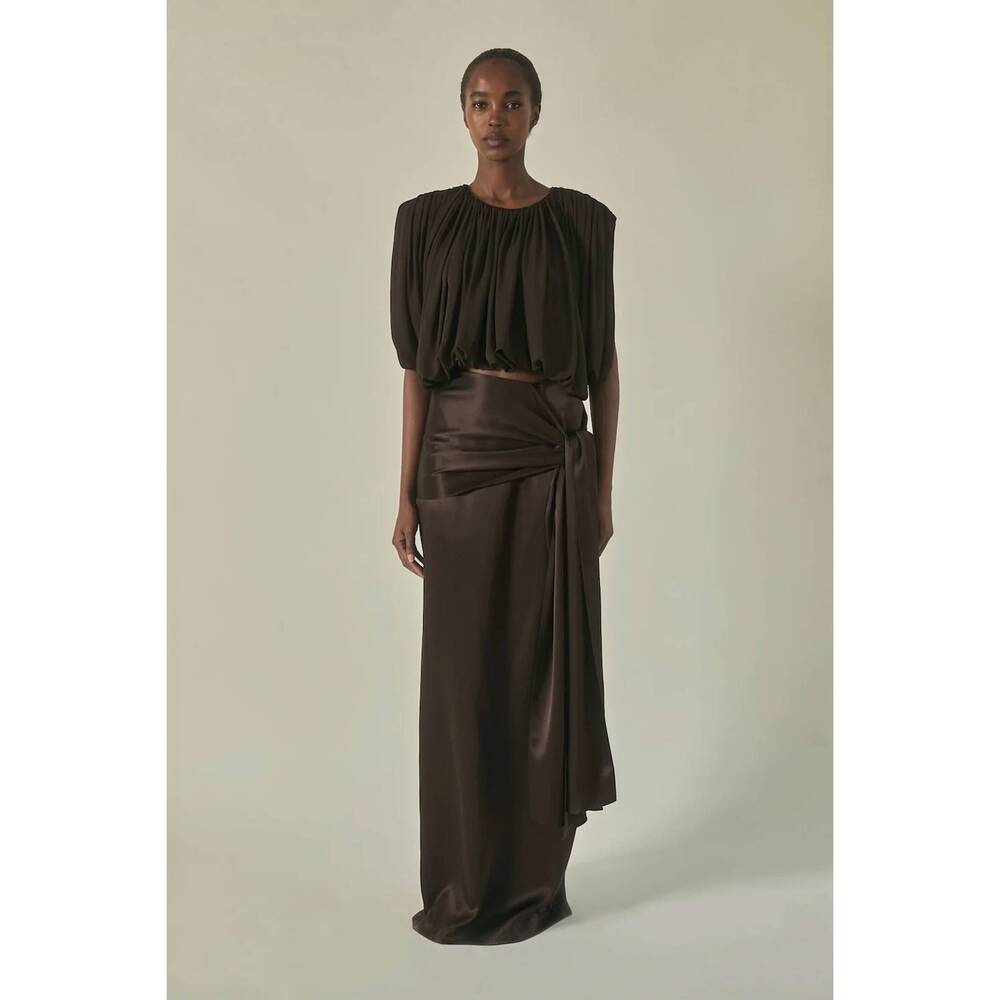 NEW HEIRLOME mila skirt in tobacco